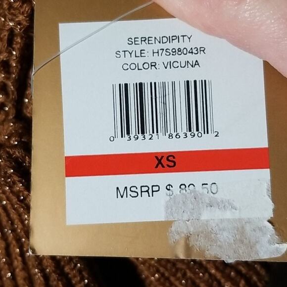 NWT Ellen Tracy Shaw Collar Crocheted Shrug Cardigan - Picture 9 of 9